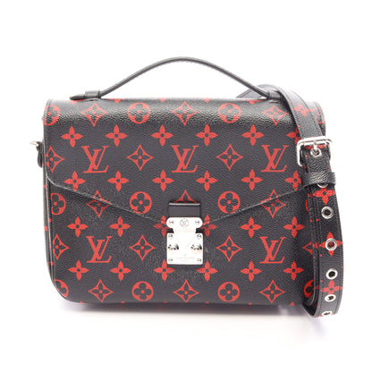 ポシェット メティスMM モノグラムアンフラルージュ 2WAY ハンドバッグ PVC レザー ブラック レッド ルイヴィトン バッグ LOUIS VUITTON