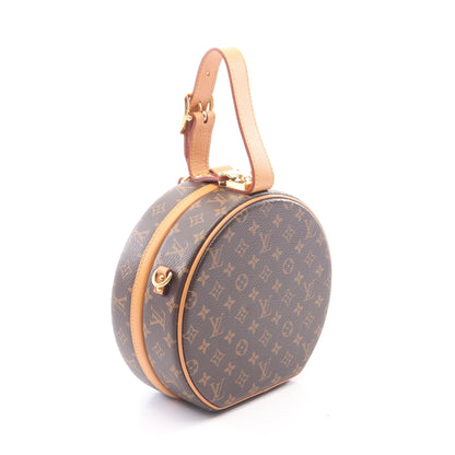 プティット ボワット シャポー モノグラム 2WAY ハンドバッグ PVC レザー ブラウン ルイヴィトン バッグ LOUIS VUITTON