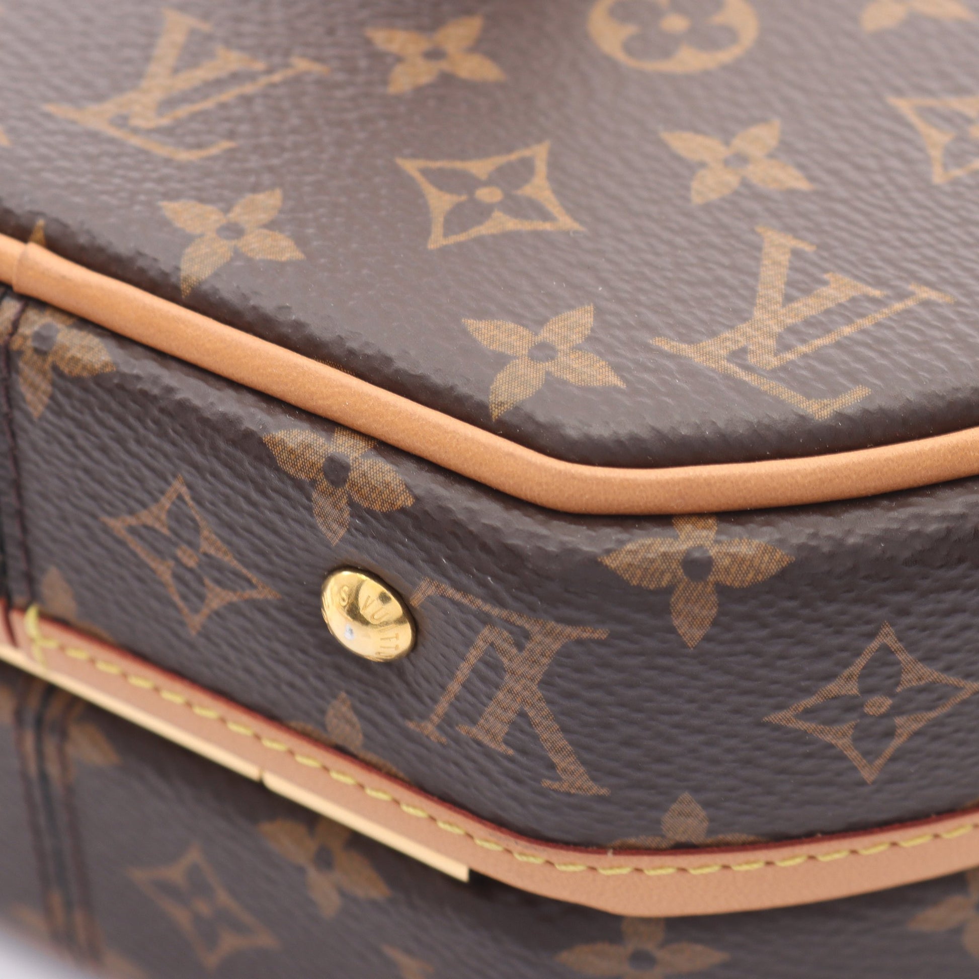 プティット ボワット シャポー モノグラム 2WAY ハンドバッグ PVC レザー ブラウン ルイヴィトン バッグ LOUIS VUITTON
