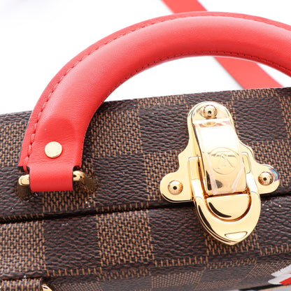 ダミエエベヌ LVストーリーズ ボックス 2WAY ハンドバッグ PVC レザー ブラウン マルチカラー ルイヴィトン バッグ LOUIS VUITTON
