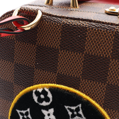 ダミエエベヌ LVストーリーズ ボックス 2WAY ハンドバッグ PVC レザー ブラウン マルチカラー ルイヴィトン バッグ LOUIS VUITTON