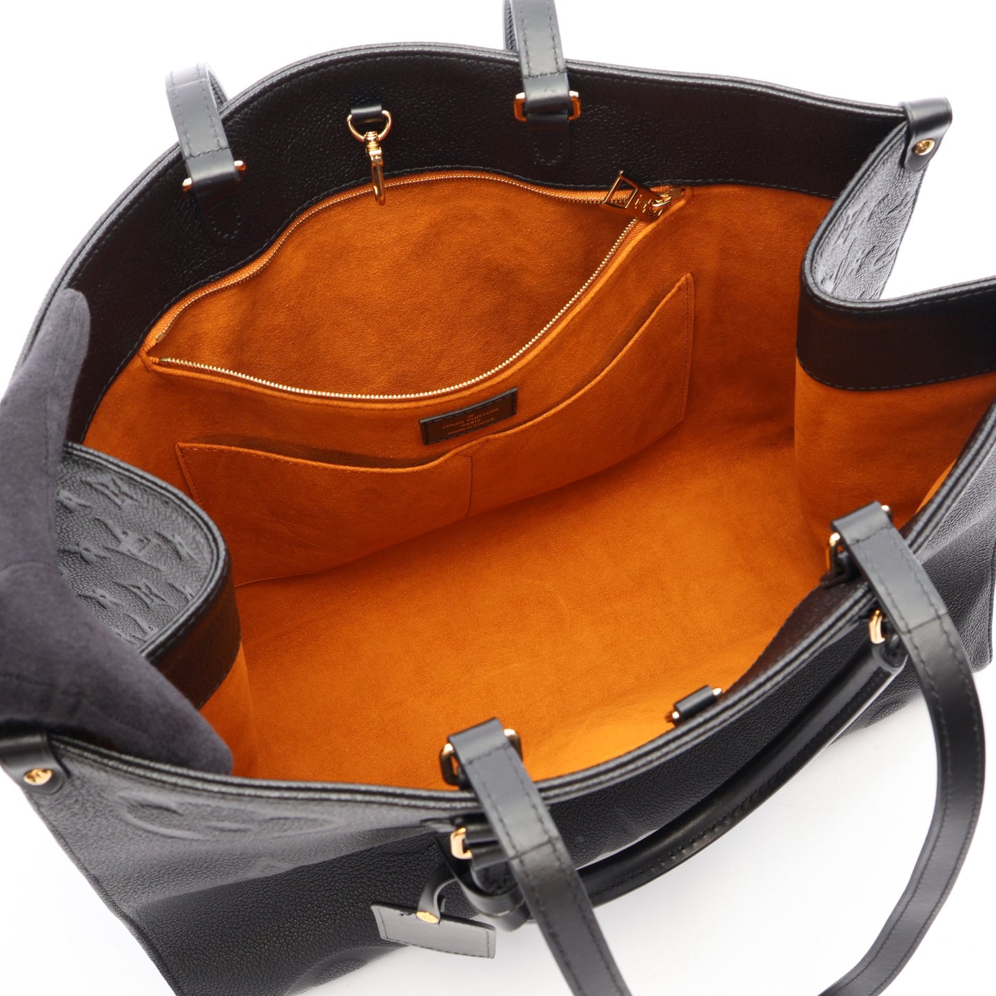 オンザゴーGM モノグラムアンプラント ノワール 2WAY ショルダーバッグ トートバッグ レザー ブラック ルイヴィトン バッグ LOUIS VUITTON