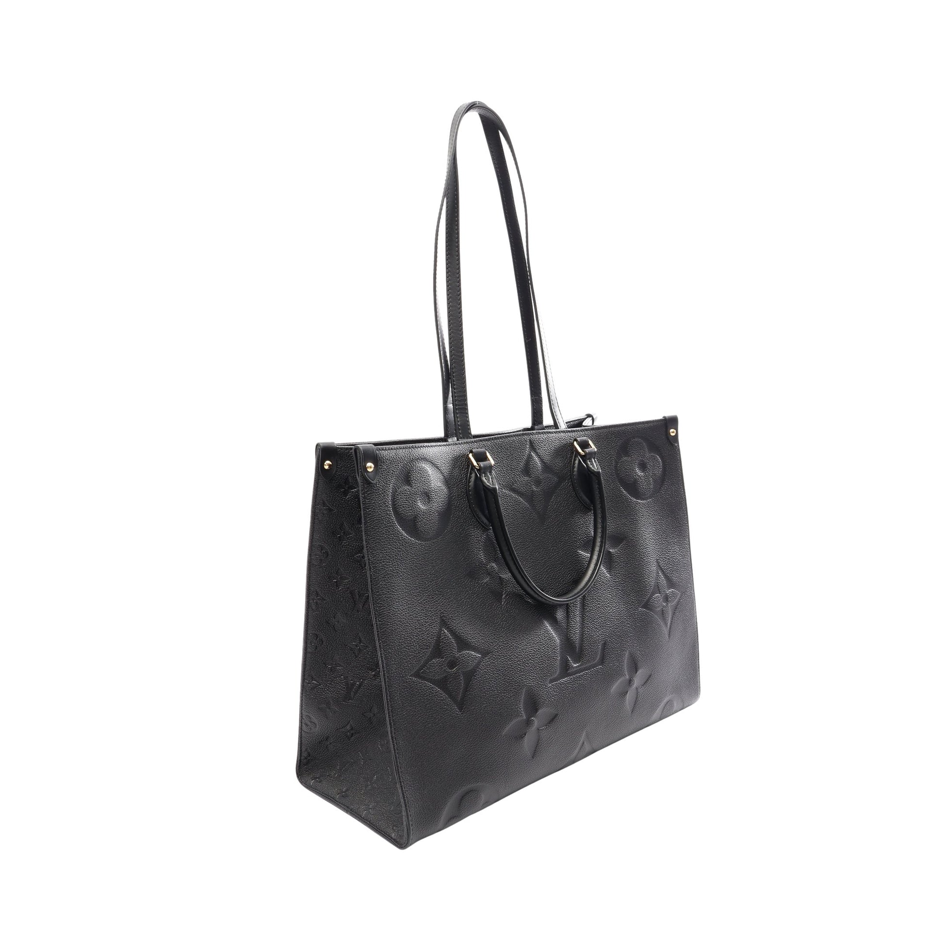 オンザゴーGM モノグラムアンプラント ノワール 2WAY ショルダーバッグ トートバッグ レザー ブラック ルイヴィトン バッグ LOUIS VUITTON
