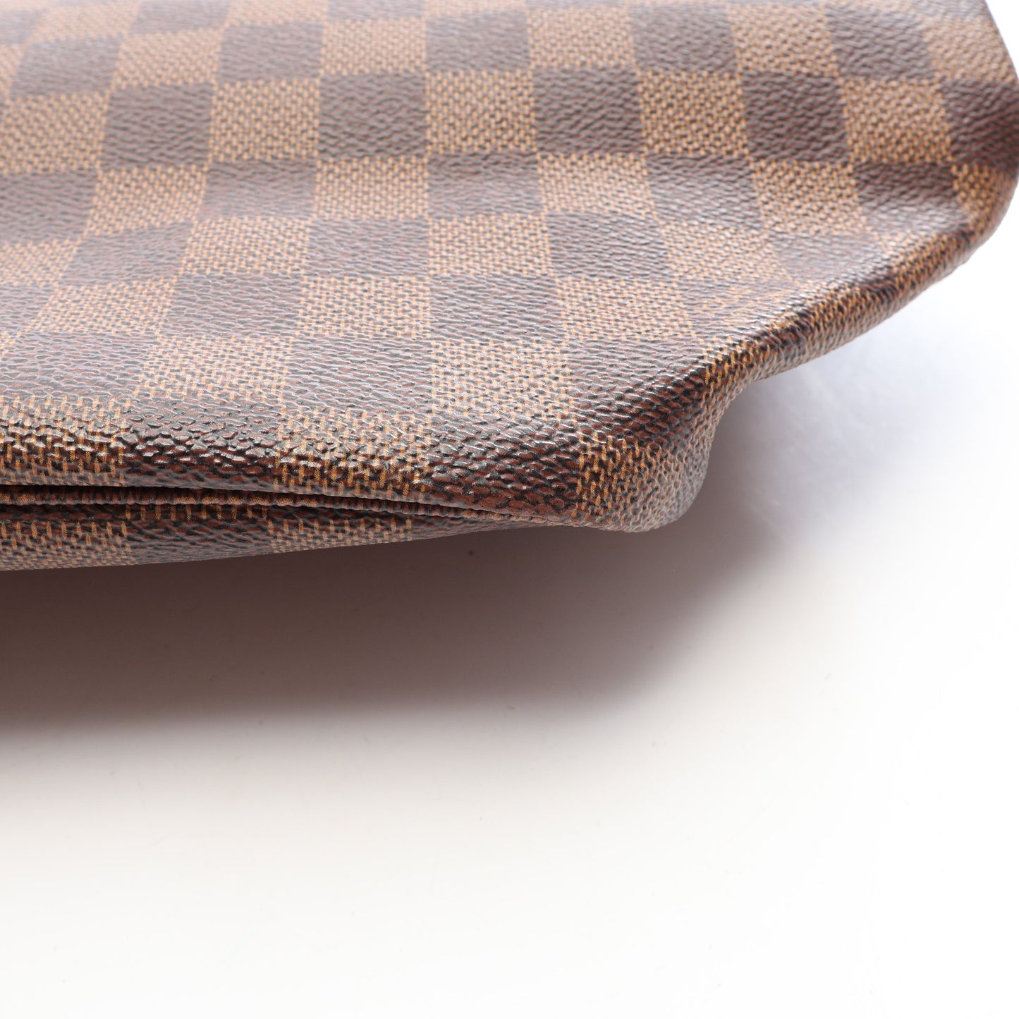 ネヴァーフルMM ダミエエベヌ ショルダーバッグ トートバッグ PVC レザー ブラウン ルイヴィトン バッグ LOUIS VUITTON