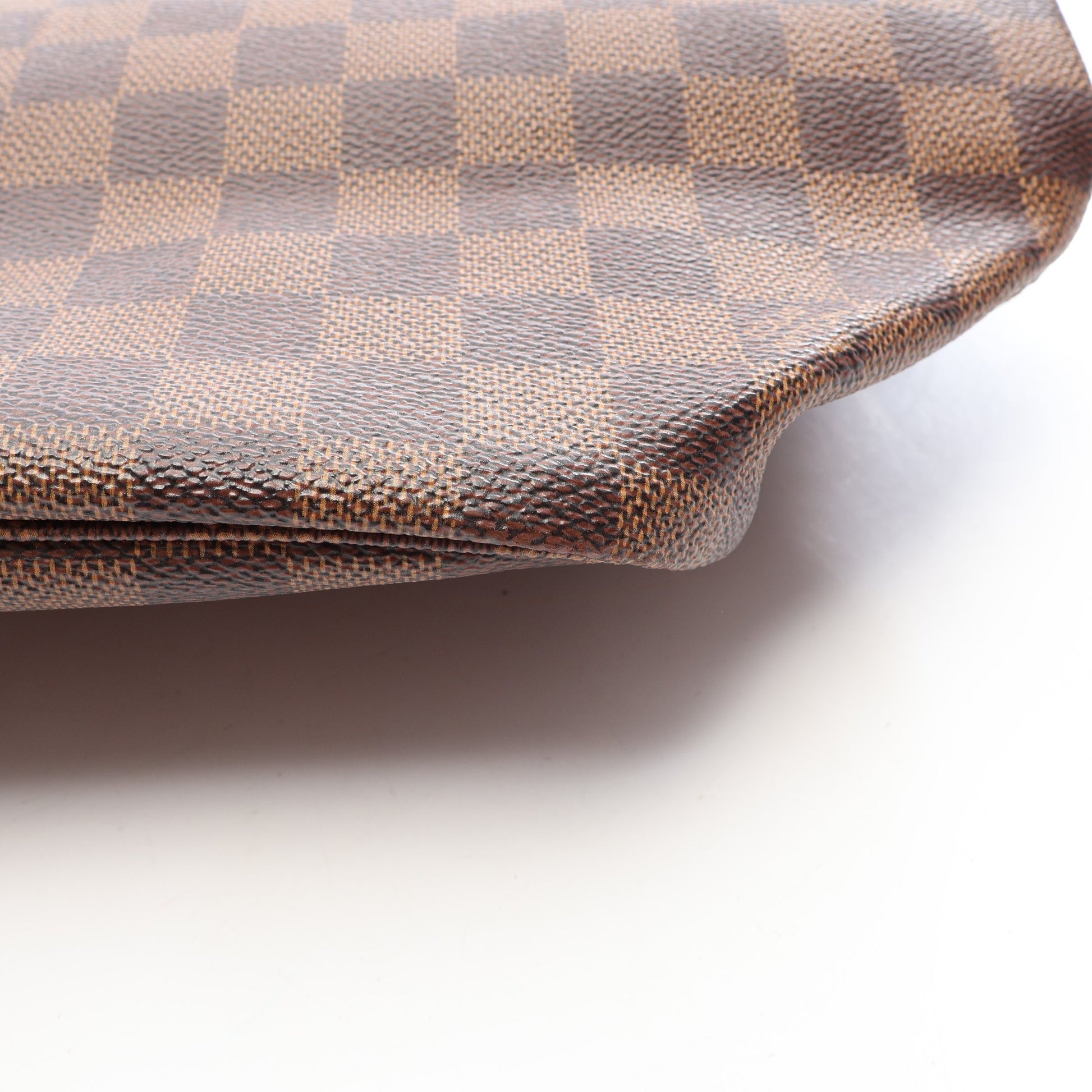 ネヴァーフルMM ダミエエベヌ ショルダーバッグ トートバッグ PVC レザー ブラウン ルイヴィトン バッグ LOUIS VUITTON