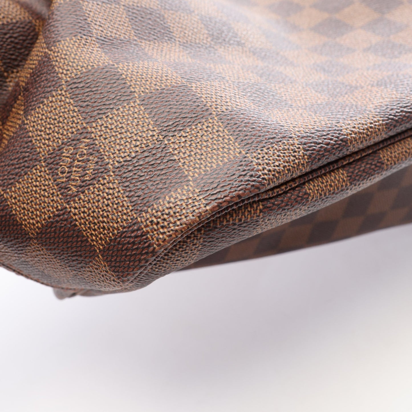 ネヴァーフルMM ダミエエベヌ ショルダーバッグ トートバッグ PVC レザー ブラウン ルイヴィトン バッグ LOUIS VUITTON
