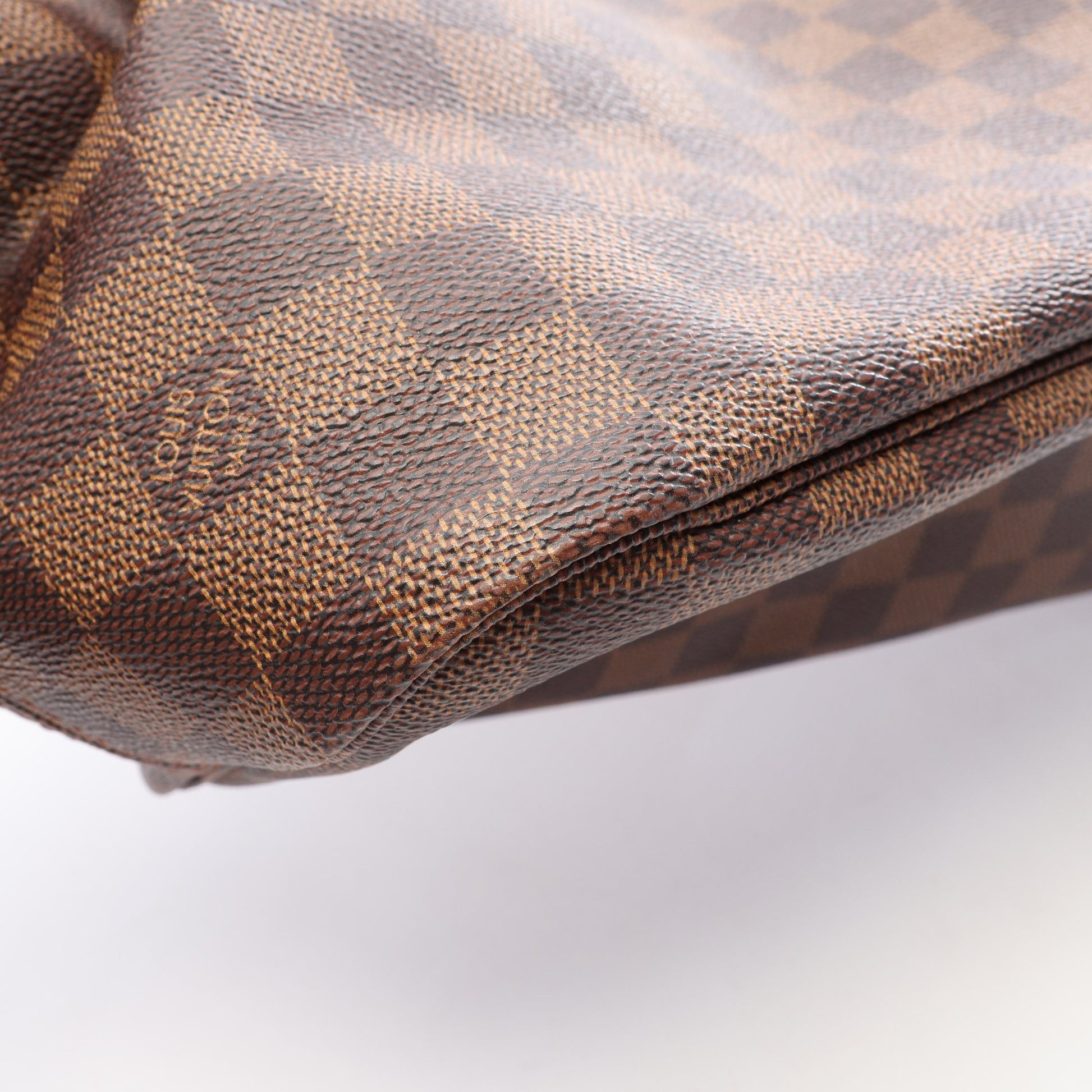 ネヴァーフルMM ダミエエベヌ ショルダーバッグ トートバッグ PVC レザー ブラウン ルイヴィトン バッグ LOUIS VUITTON