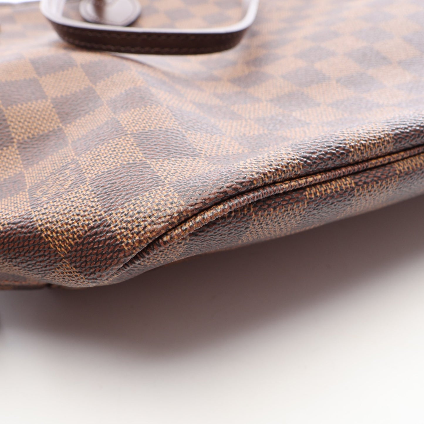 ネヴァーフルMM ダミエエベヌ ショルダーバッグ トートバッグ PVC レザー ブラウン ルイヴィトン バッグ LOUIS VUITTON