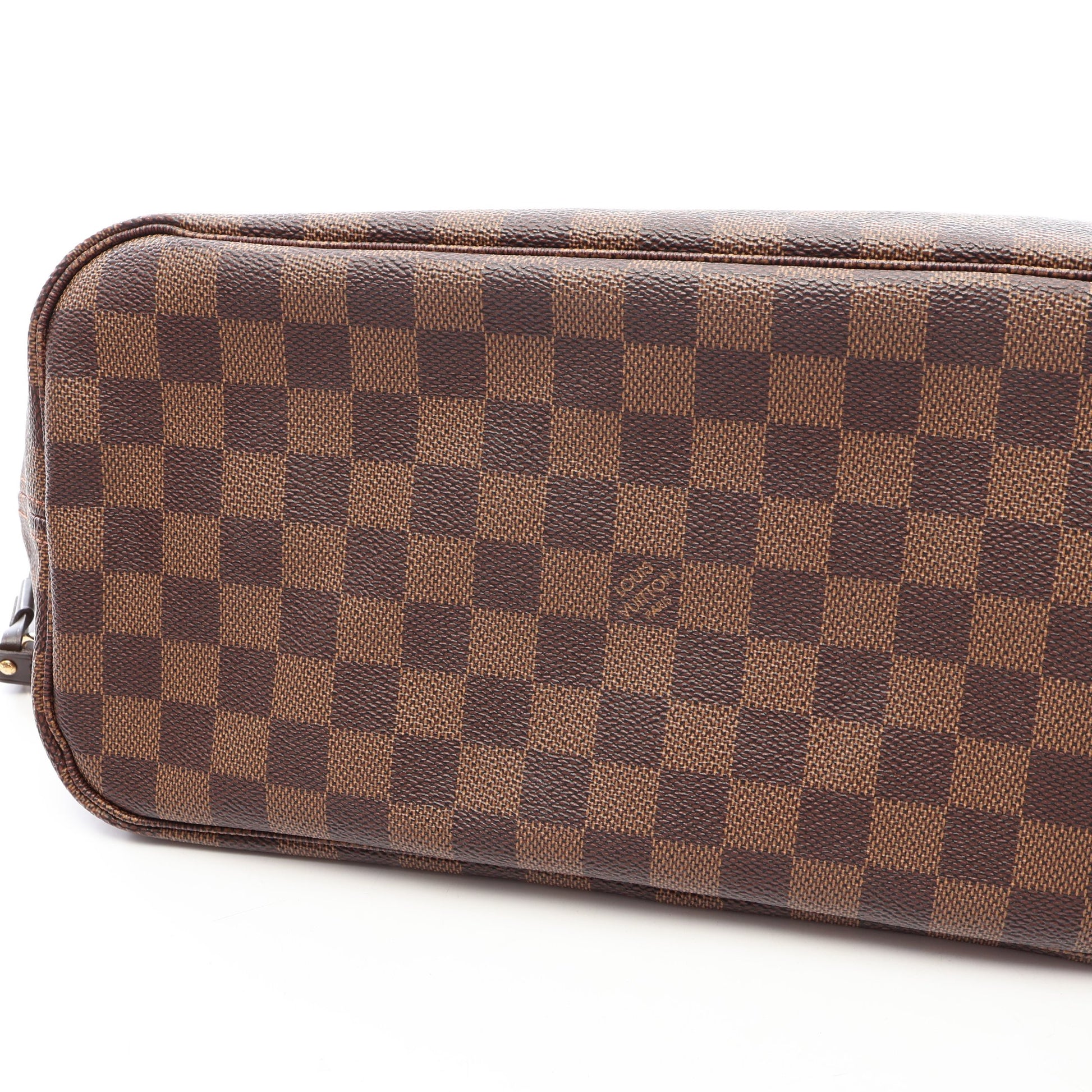 ネヴァーフルMM ダミエエベヌ ショルダーバッグ トートバッグ PVC レザー ブラウン ルイヴィトン バッグ LOUIS VUITTON