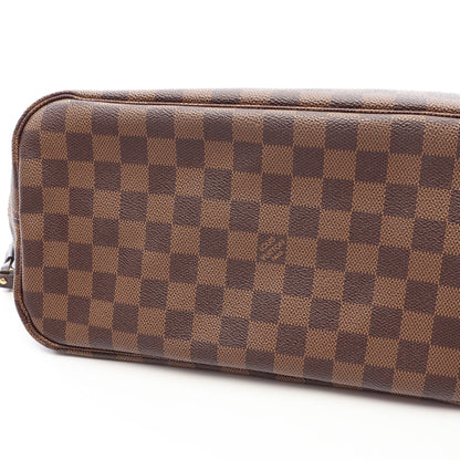 ネヴァーフルMM ダミエエベヌ ショルダーバッグ トートバッグ PVC レザー ブラウン ルイヴィトン バッグ LOUIS VUITTON