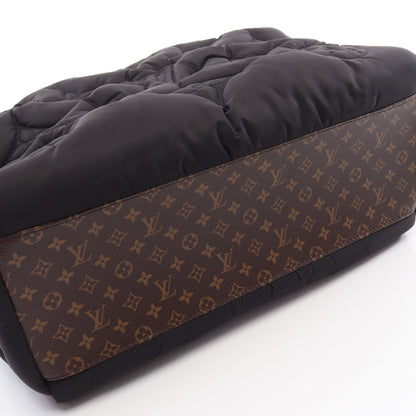 オンザゴーMM LVピロー 2WAY ショルダーバッグ トートバッグ ナイロン PVC ブラック ブラウン ルイヴィトン バッグ LOUIS VUITTON