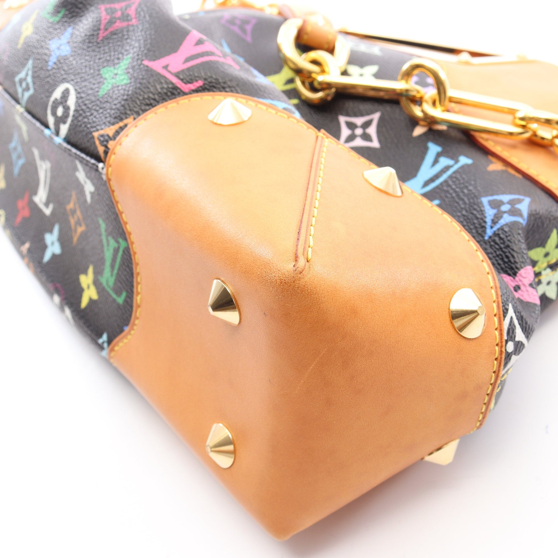 ジュディMM モノグラムマルチカラー ノワール 2WAY ハンドバッグ PVC レザー ブラック ルイヴィトン バッグ LOUIS VUITTON