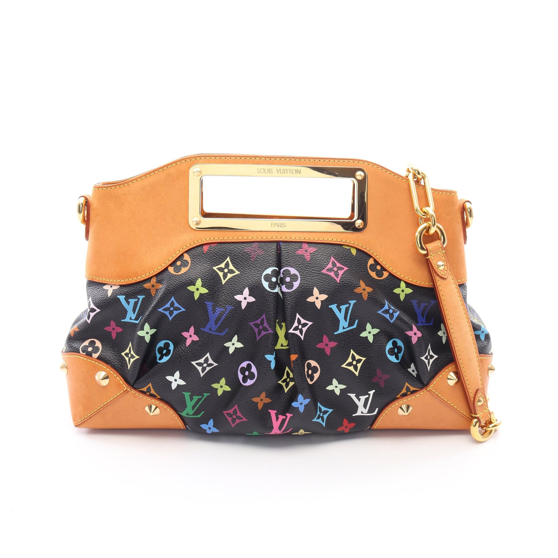 ジュディMM モノグラムマルチカラー ノワール 2WAY ハンドバッグ PVC レザー ブラック ルイヴィトン バッグ LOUIS VUITTON