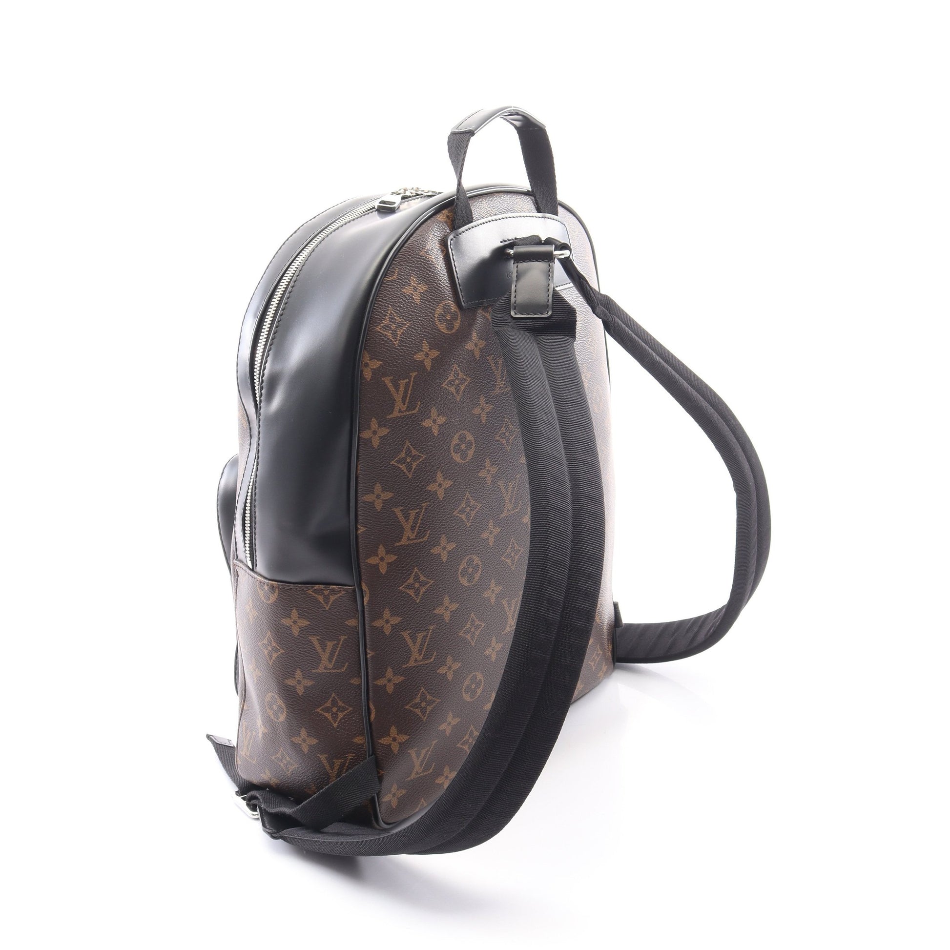 ジョッシュ モノグラムマカサー バックパック リュックサック PVC レザー ブラウン ブラック ルイヴィトン バッグ LOUIS VUITTON