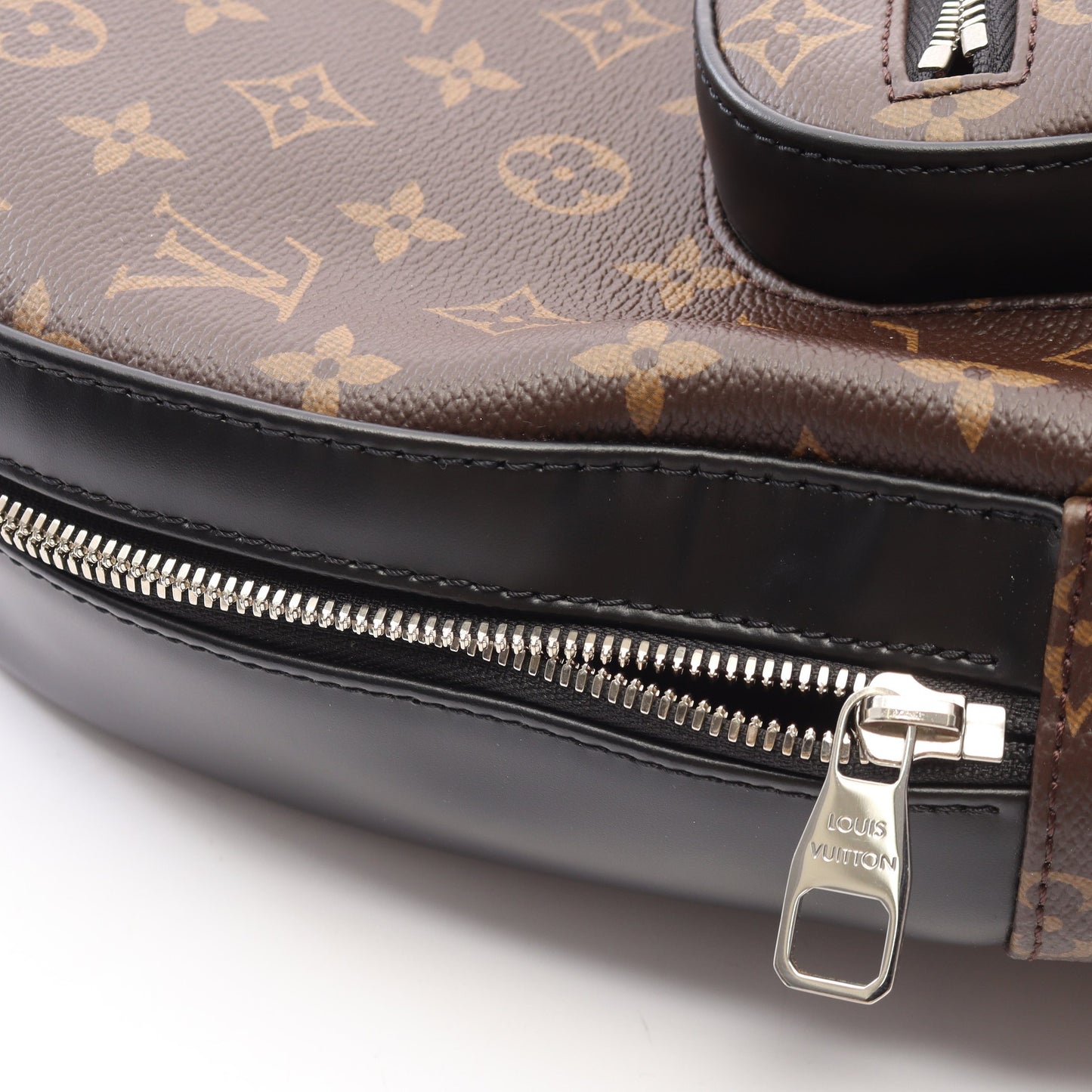 ジョッシュ モノグラムマカサー バックパック リュックサック PVC レザー ブラウン ブラック ルイヴィトン バッグ LOUIS VUITTON