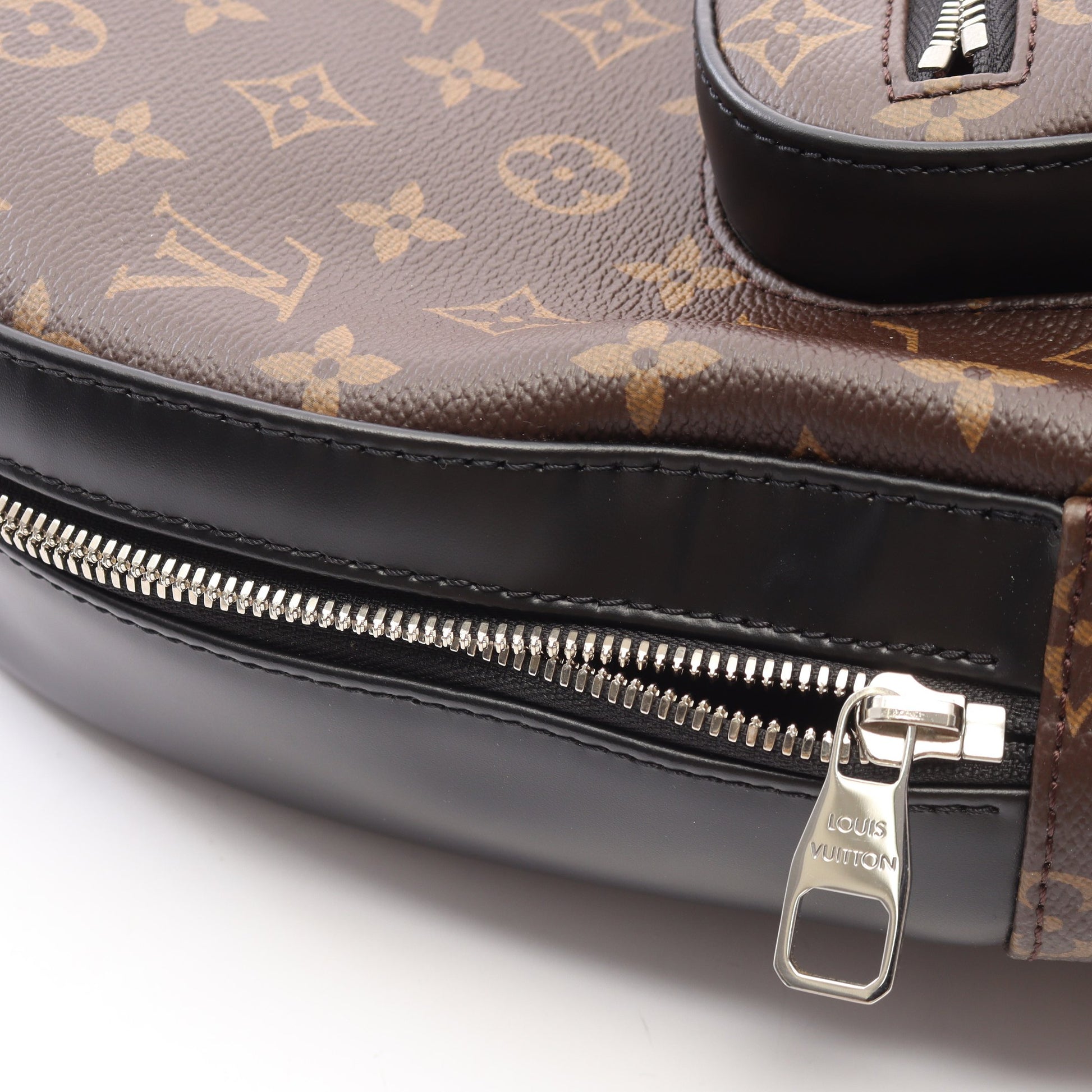 ジョッシュ モノグラムマカサー バックパック リュックサック PVC レザー ブラウン ブラック ルイヴィトン バッグ LOUIS VUITTON