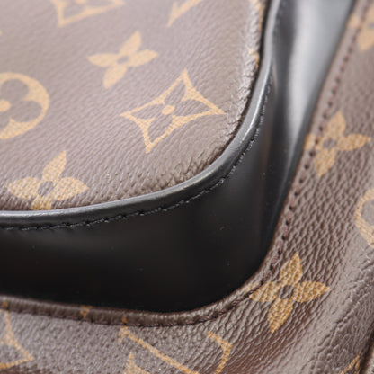 ジョッシュ モノグラムマカサー バックパック リュックサック PVC レザー ブラウン ブラック ルイヴィトン バッグ LOUIS VUITTON