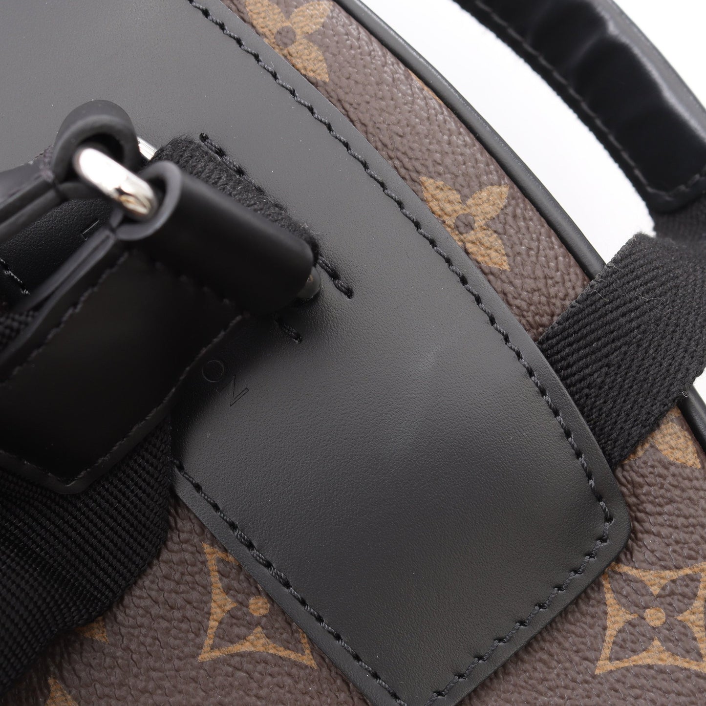 ジョッシュ モノグラムマカサー バックパック リュックサック PVC レザー ブラウン ブラック ルイヴィトン バッグ LOUIS VUITTON