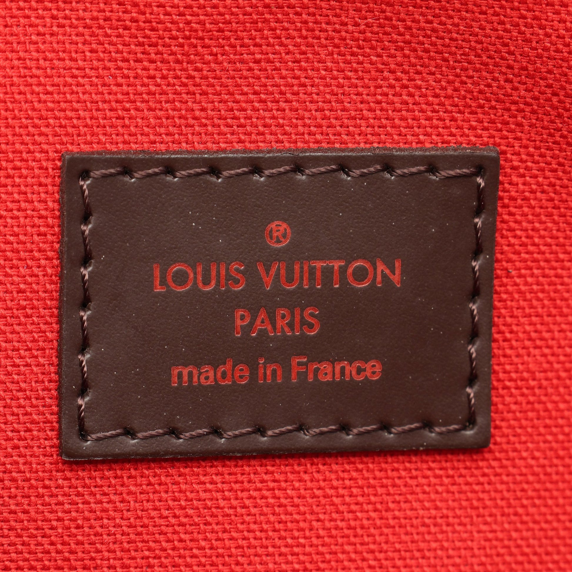 ヴェローナMM ダミエエベヌ ショルダーバッグ PVC レザー ブラウン ルイヴィトン バッグ LOUIS VUITTON