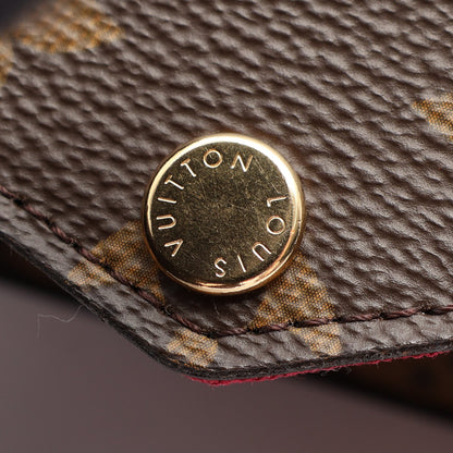 ポシェット フェリシー モノグラム フューシャ チェーンウォレット PVC レザー ブラウン ルイヴィトン バッグ LOUIS VUITTON
