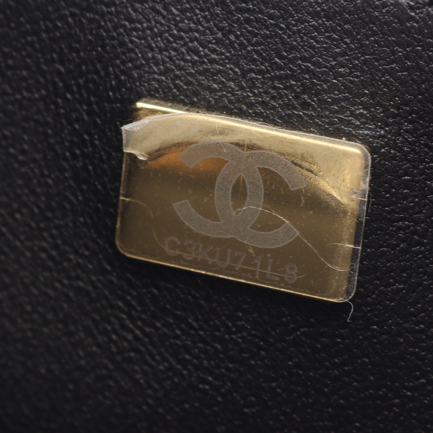 マトラッセ トップハンドル 2WAY チェーンショルダーバッグ ラムスキン ブラック ゴールド金具 シャネル バッグ CHANEL