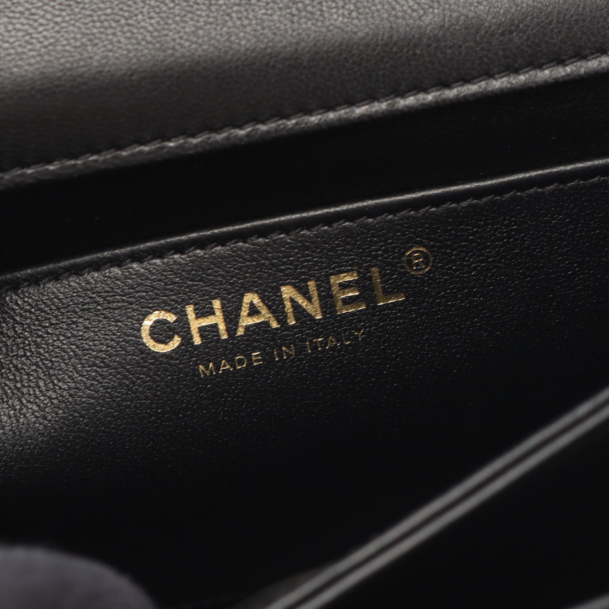 マトラッセ トップハンドル 2WAY チェーンショルダーバッグ ラムスキン ブラック ゴールド金具 シャネル バッグ CHANEL
