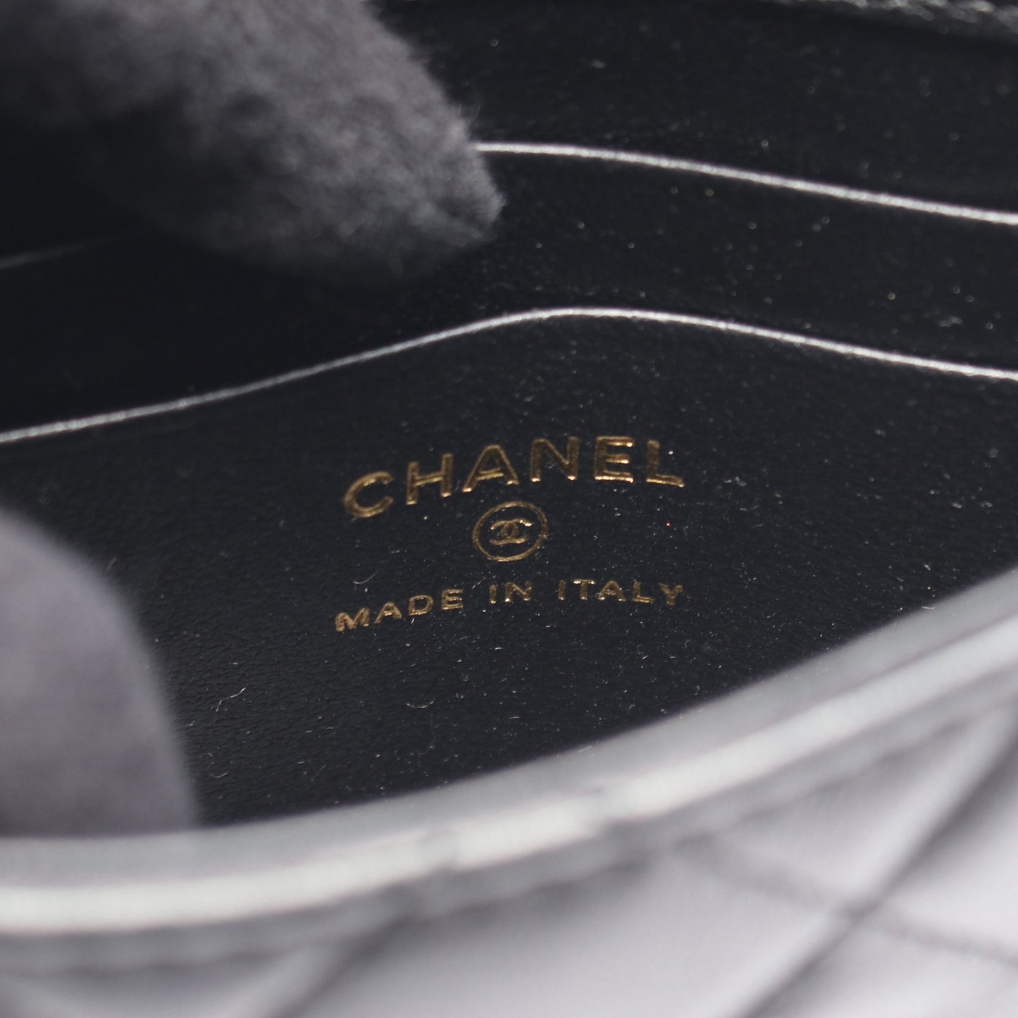 トレンディCC チェーンショルダーバッグ ラムスキン ブラック ゴールド金具 シャネル バッグ CHANEL
