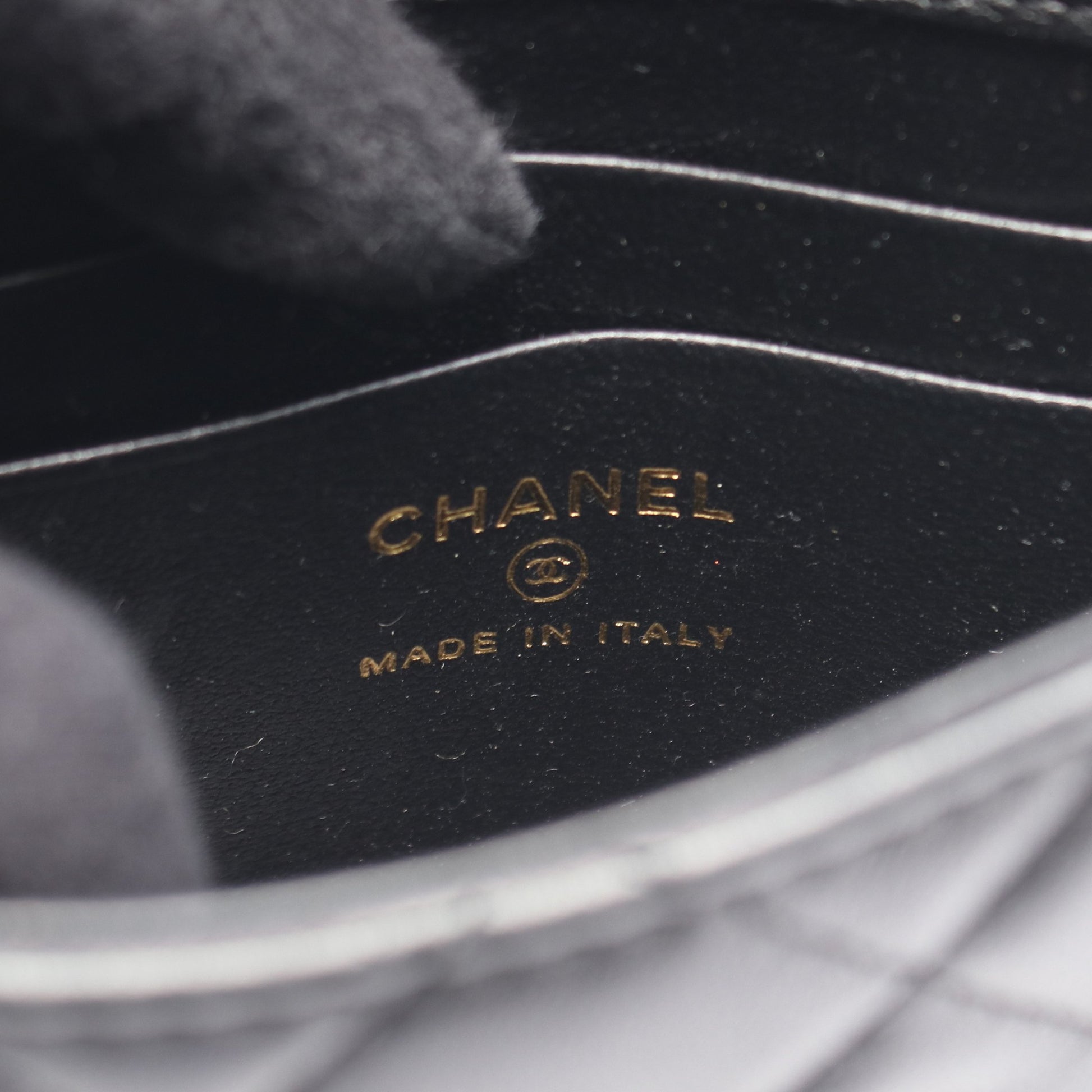 トレンディCC チェーンショルダーバッグ ラムスキン ブラック ゴールド金具 シャネル バッグ CHANEL