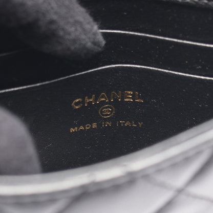 トレンディCC チェーンショルダーバッグ ラムスキン ブラック ゴールド金具 シャネル バッグ CHANEL