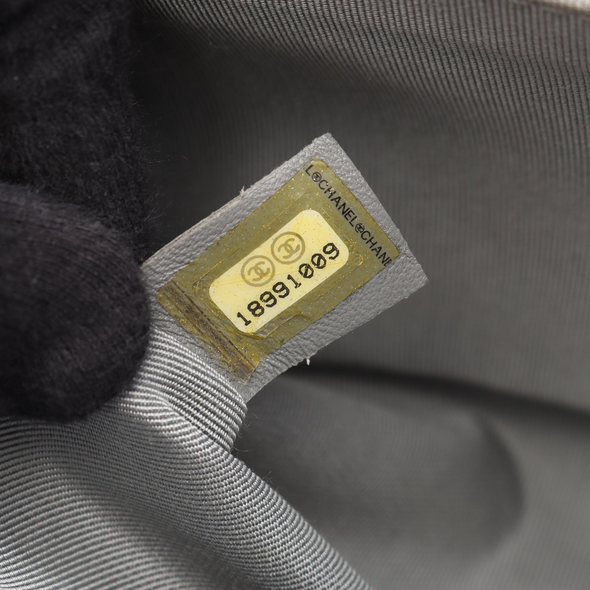 ボーイシャネル チェーンショルダーバッグ ラムスキン ブラック シルバー金具 シャネル バッグ CHANEL