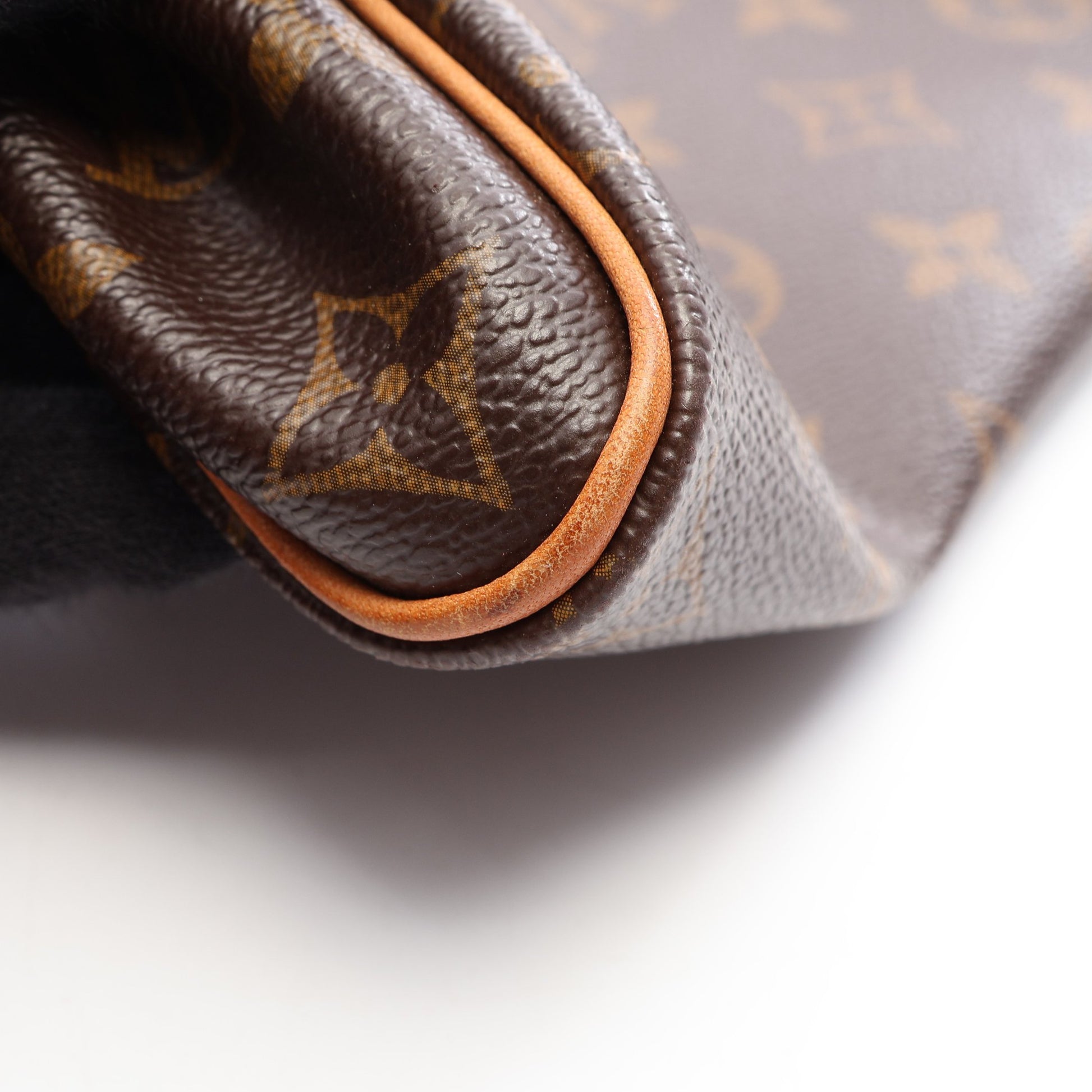 エヴァ モノグラム 2WAY チェーンショルダーバッグ PVC レザー ブラウン ルイヴィトン バッグ LOUIS VUITTON