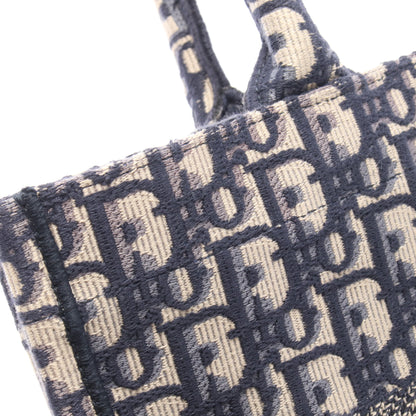 BOOK TOTE ブックトート ミディアム ハンドバッグ トートバッグ キャンバス ネイビー ベージュ クリスチャンディオール バッグ Christian Dior