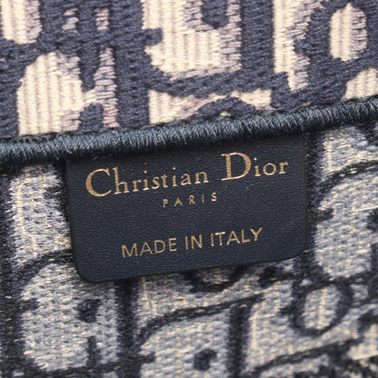 BOOK TOTE ブックトート ミディアム ハンドバッグ トートバッグ キャンバス ネイビー ベージュ クリスチャンディオール バッグ Christian Dior