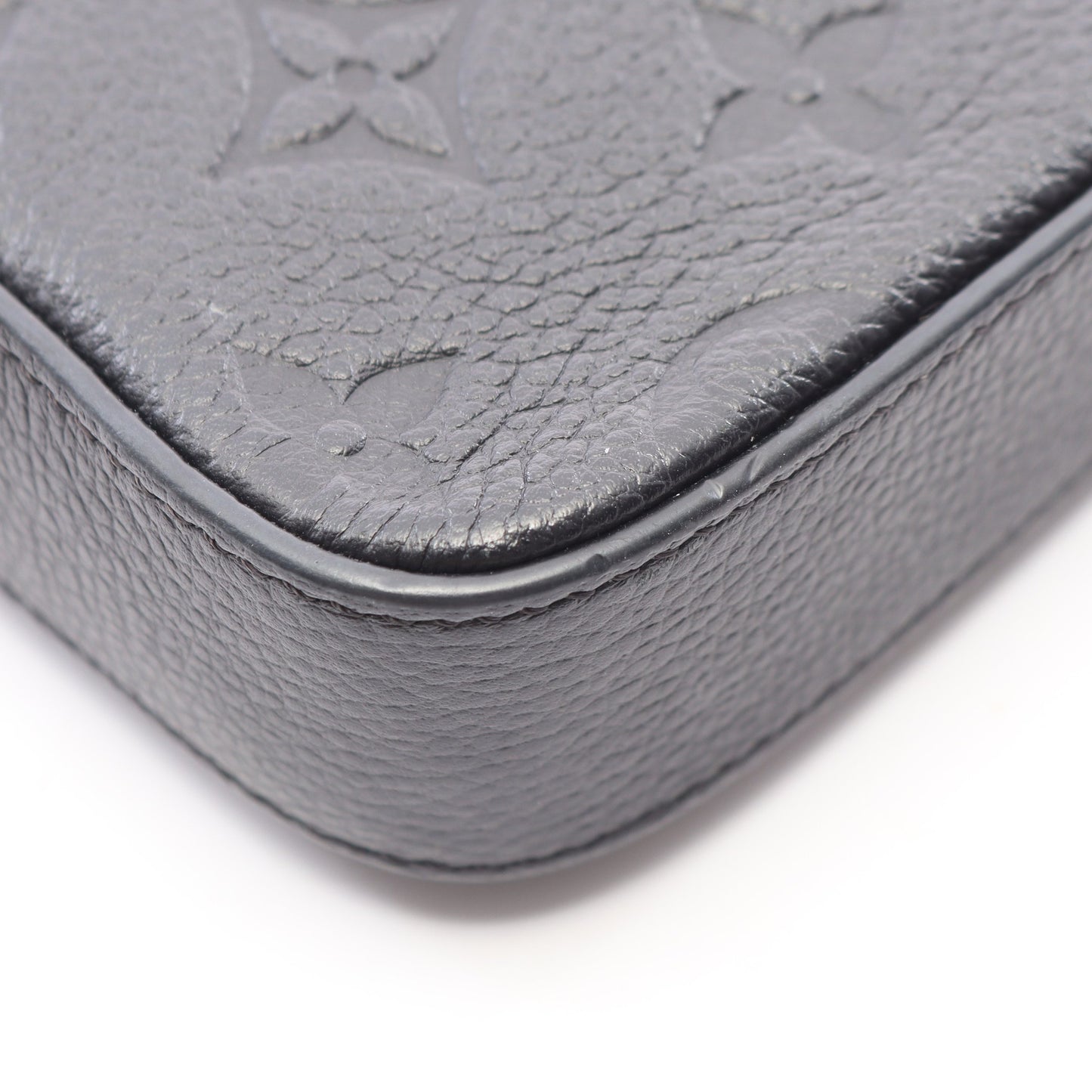 ポシェット フェリシー モノグラムアンプラント ノワール チェーンウォレット レザー ブラック ルイヴィトン バッグ LOUIS VUITTON