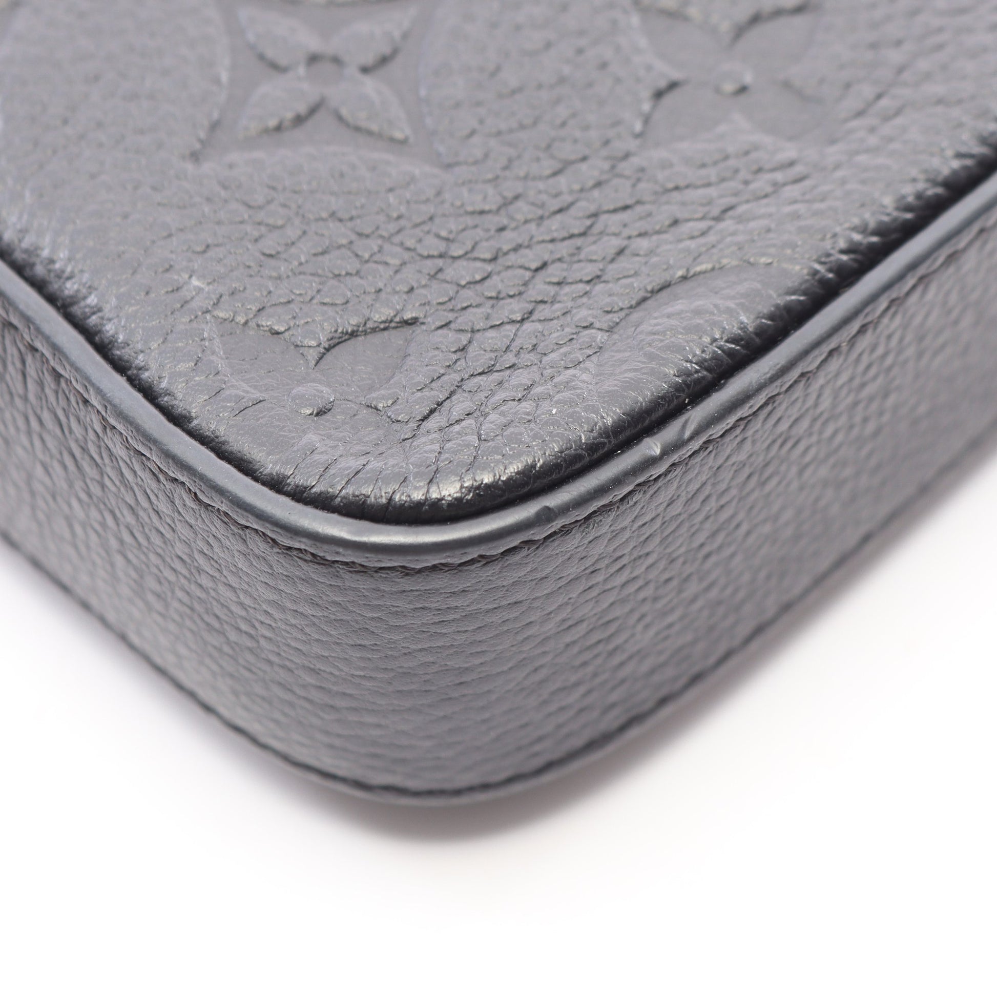 ポシェット フェリシー モノグラムアンプラント ノワール チェーンウォレット レザー ブラック ルイヴィトン バッグ LOUIS VUITTON