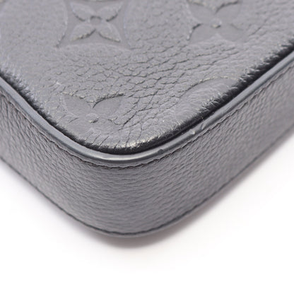 ポシェット フェリシー モノグラムアンプラント ノワール チェーンウォレット レザー ブラック ルイヴィトン バッグ LOUIS VUITTON