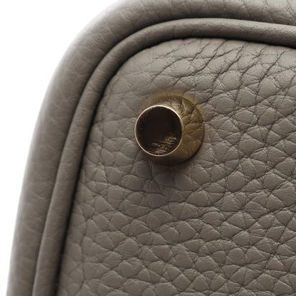 ピコタンロックPM ハンドバッグ トリヨンクレマンス グレー ゴールド金具 U刻印 エルメス バッグ HERMES