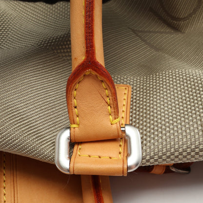 スヴラン ダミエジェアン サーブル 2WAY ボストンバッグ ナイロンキャンバス レザー ベージュ ライトブラウン ルイヴィトン バッグ LOUIS VUITTON