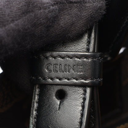 ミディアム バーティカル カバ トリオンフ 2WAY ハンドバッグ トートバッグ PVC レザー ブラック ブラウン セリーヌ バッグ CELINE