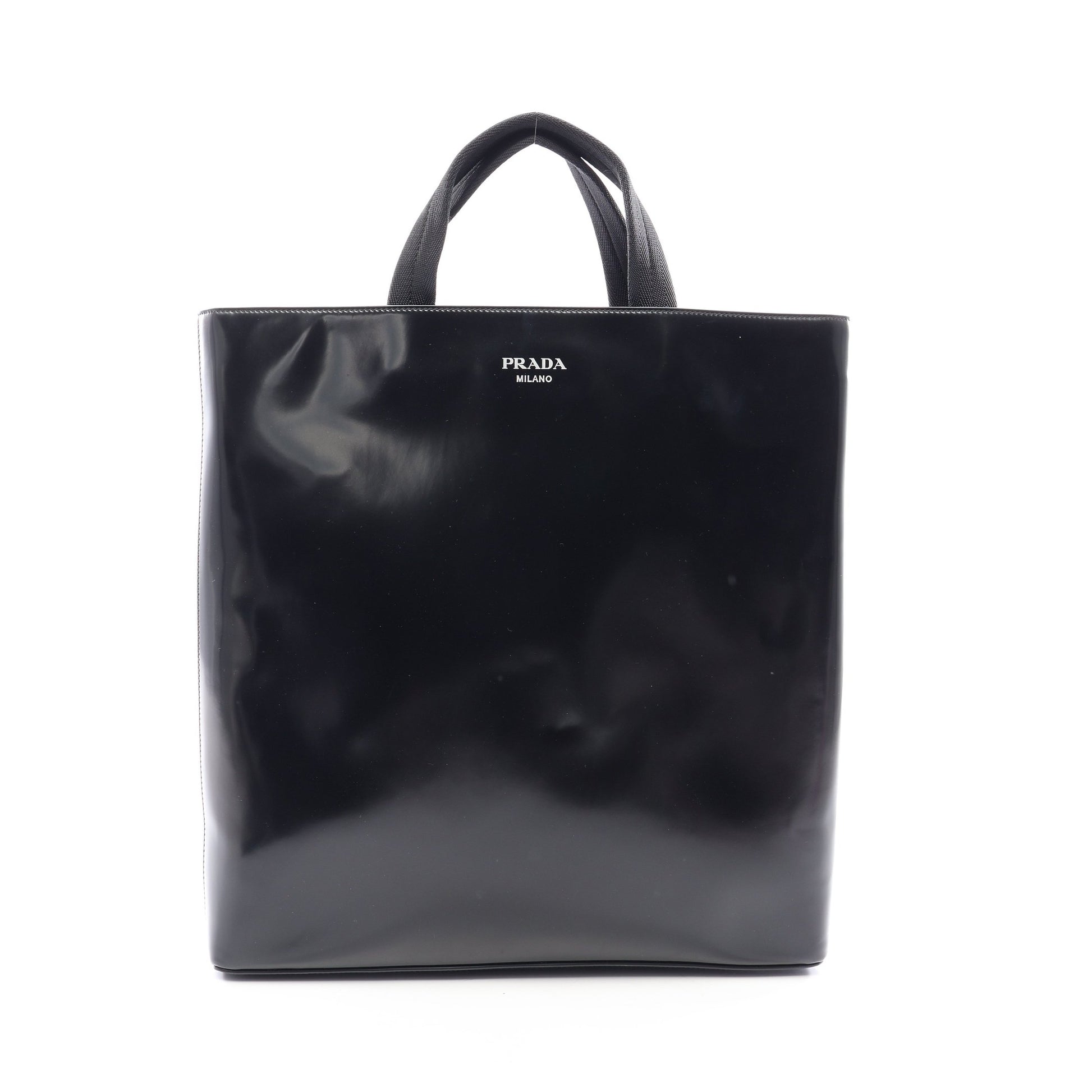 ハンドバッグ トートバッグ レザー ブラック プラダ バッグ PRADA
