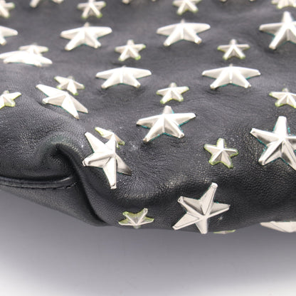 SASHA サシャM スタースタッズ ハンドバッグ トートバッグ レザー ブラック ジミーチュウ バッグ JIMMY CHOO