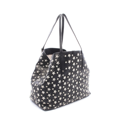 SASHA サシャM スタースタッズ ハンドバッグ トートバッグ レザー ブラック ジミーチュウ バッグ JIMMY CHOO
