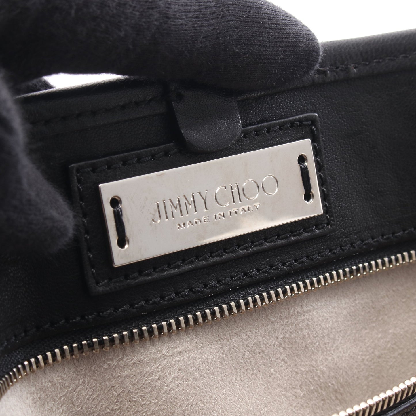 SASHA サシャM スタースタッズ ハンドバッグ トートバッグ レザー ブラック ジミーチュウ バッグ JIMMY CHOO