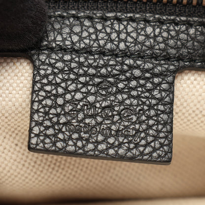 ハーフムーン ホーボー ヴィンテージロゴ ワンショルダーバッグ レザー ブラック マルチカラー グッチ バッグ GUCCI