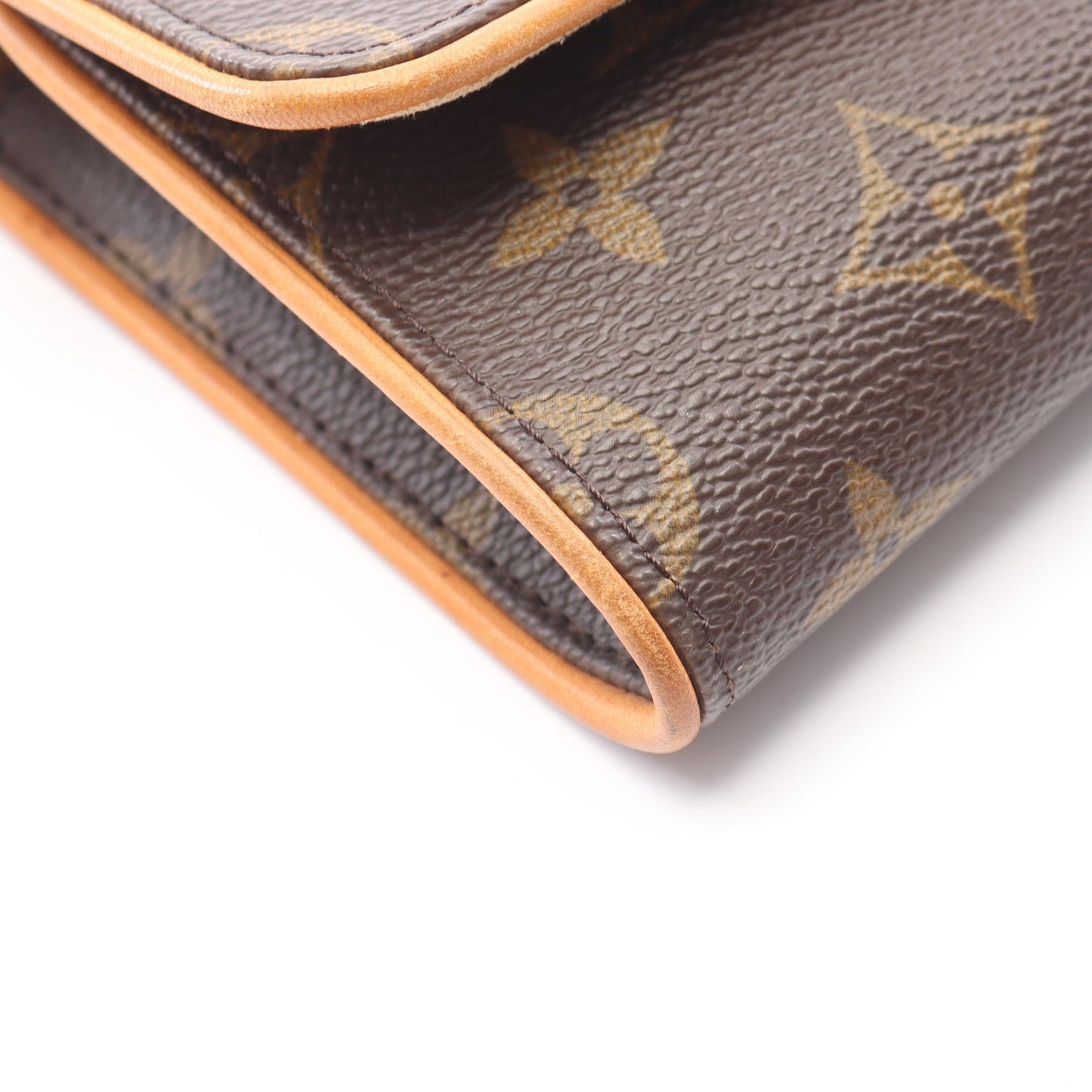 ポシェットツインGM モノグラム ショルダーバッグ PVC レザー ブラウン ルイヴィトン バッグ LOUIS VUITTON