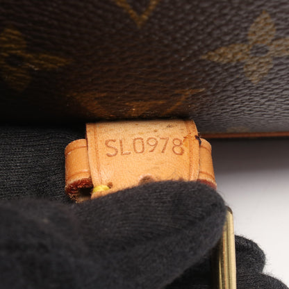 ソローニュ モノグラム ショルダーバッグ PVC レザー ブラウン ルイヴィトン バッグ LOUIS VUITTON