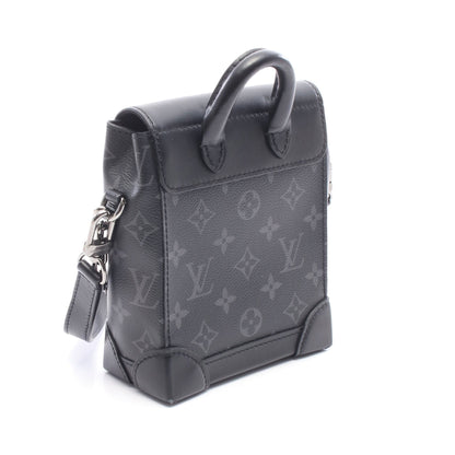 ナノ スチーマー モノグラムエクリプス 2WAY ショルダーバッグ PVC レザー ブラック ルイヴィトン バッグ LOUIS VUITTON