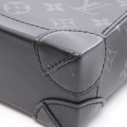ナノ スチーマー モノグラムエクリプス 2WAY ショルダーバッグ PVC レザー ブラック ルイヴィトン バッグ LOUIS VUITTON