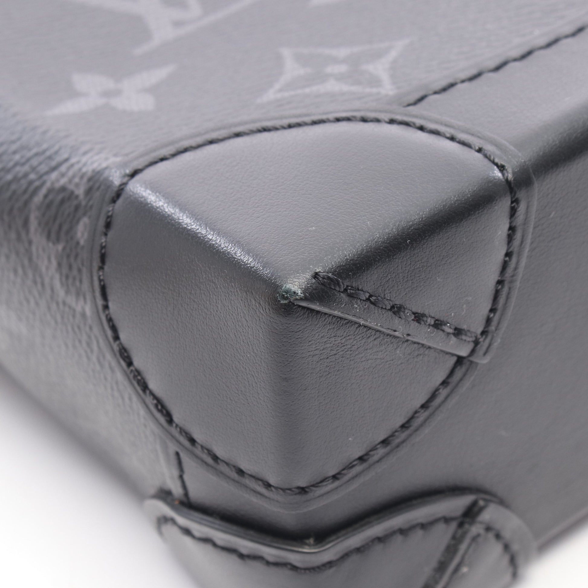 ナノ スチーマー モノグラムエクリプス 2WAY ショルダーバッグ PVC レザー ブラック ルイヴィトン バッグ LOUIS VUITTON