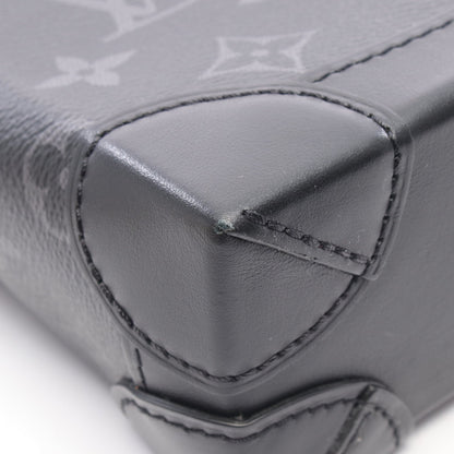 ナノ スチーマー モノグラムエクリプス 2WAY ショルダーバッグ PVC レザー ブラック ルイヴィトン バッグ LOUIS VUITTON